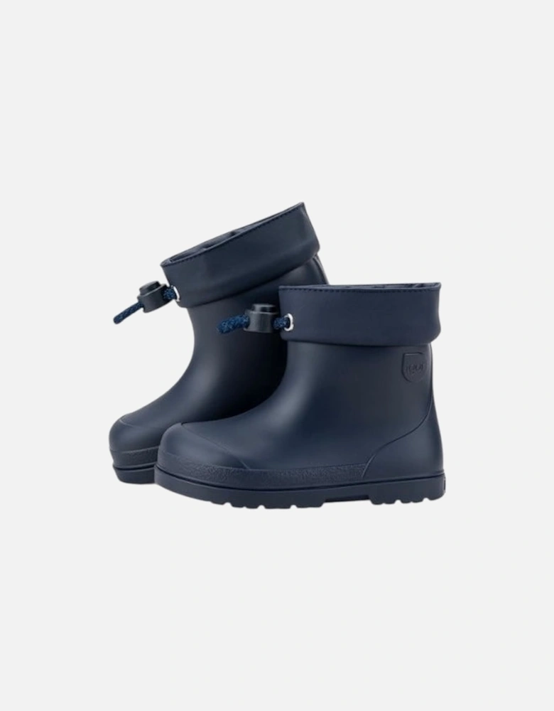 Boys Navy Rain Boots