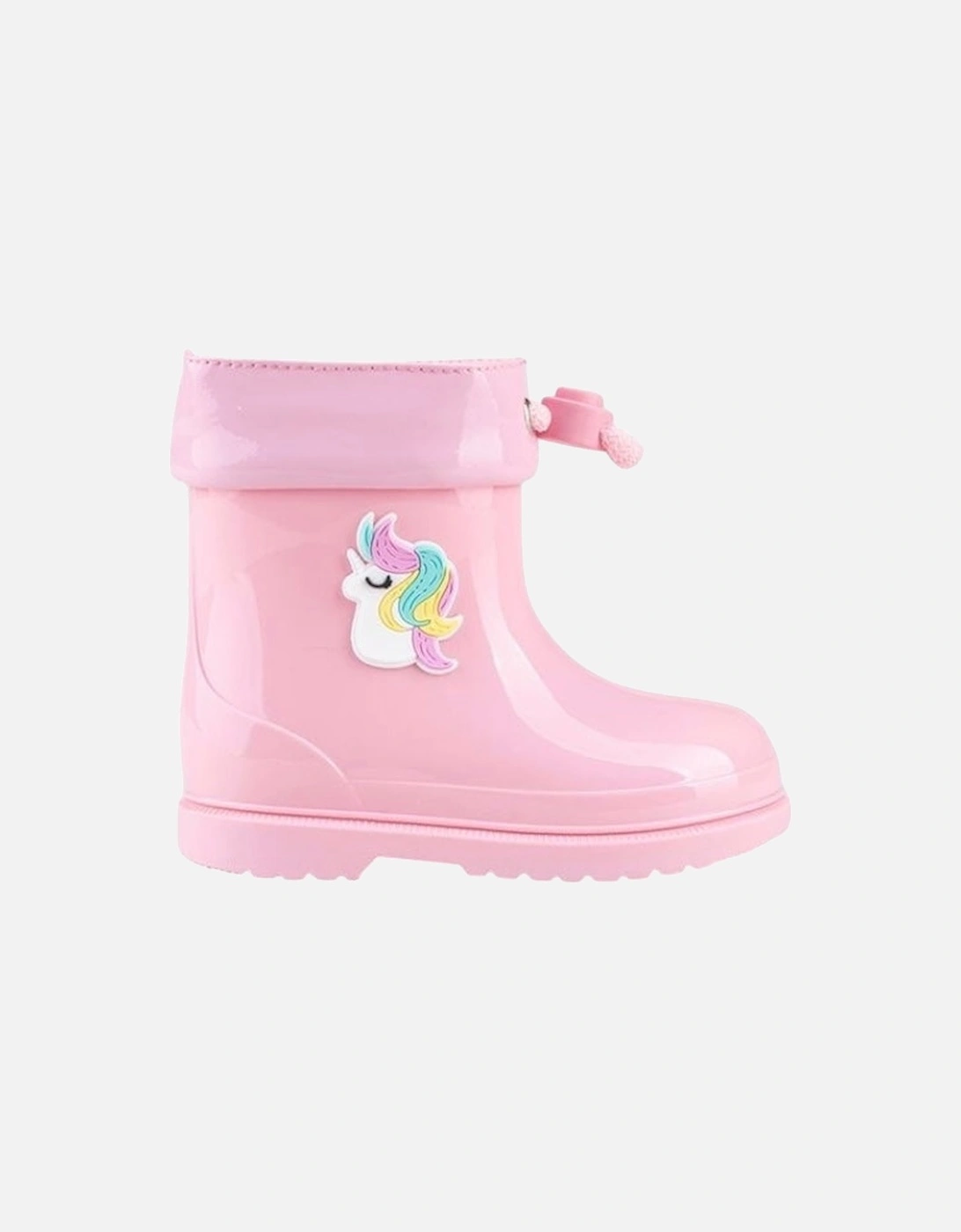 Girls Pink Unicorn Rain Boots