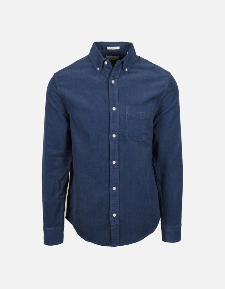 Corduroy Shirt Naval Blue