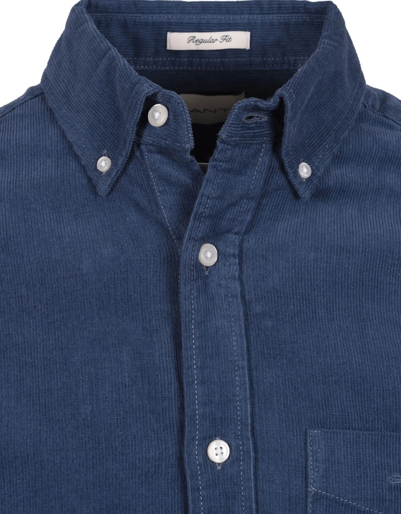 Corduroy Shirt Naval Blue