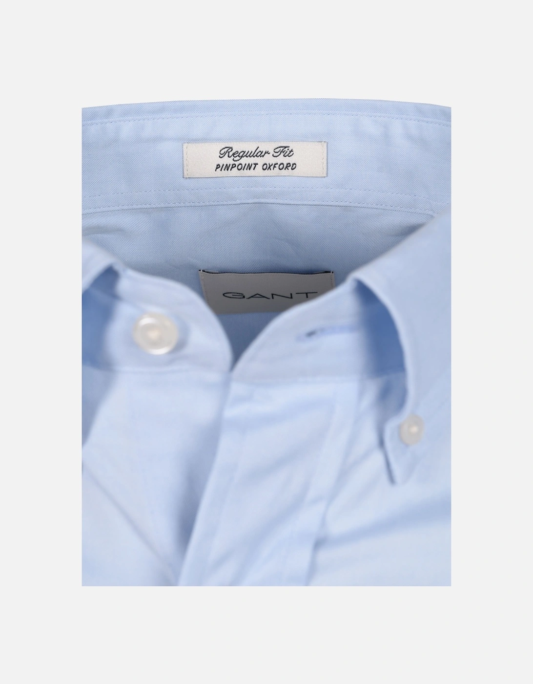 Reg Pinpoint Oxford Shirt Light Blue