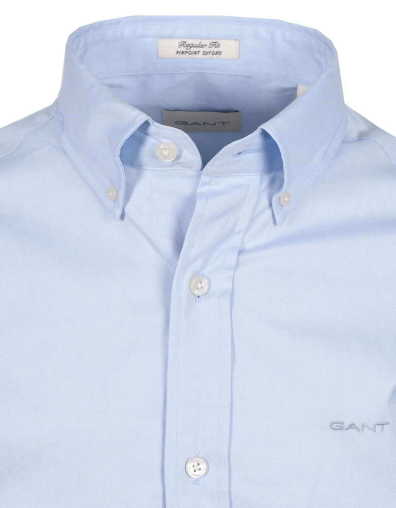Reg Pinpoint Oxford Shirt Light Blue