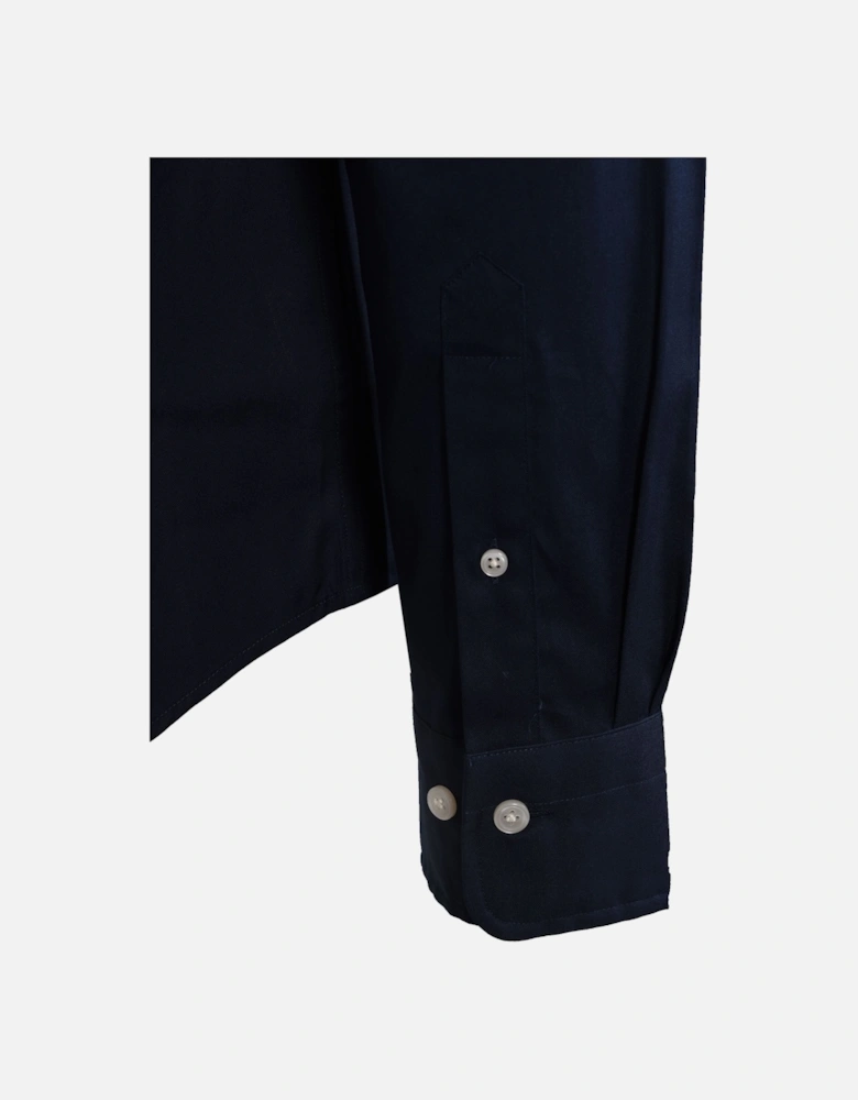 Reg Pinpoint Oxford Shirt Marine