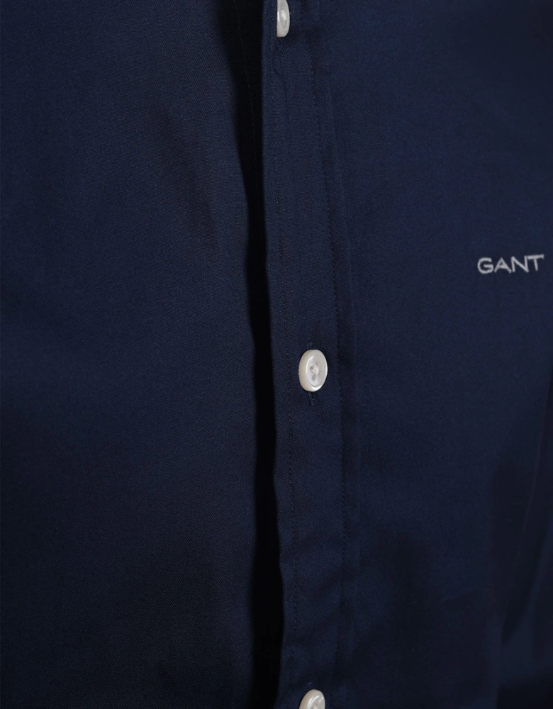 Reg Pinpoint Oxford Shirt Marine