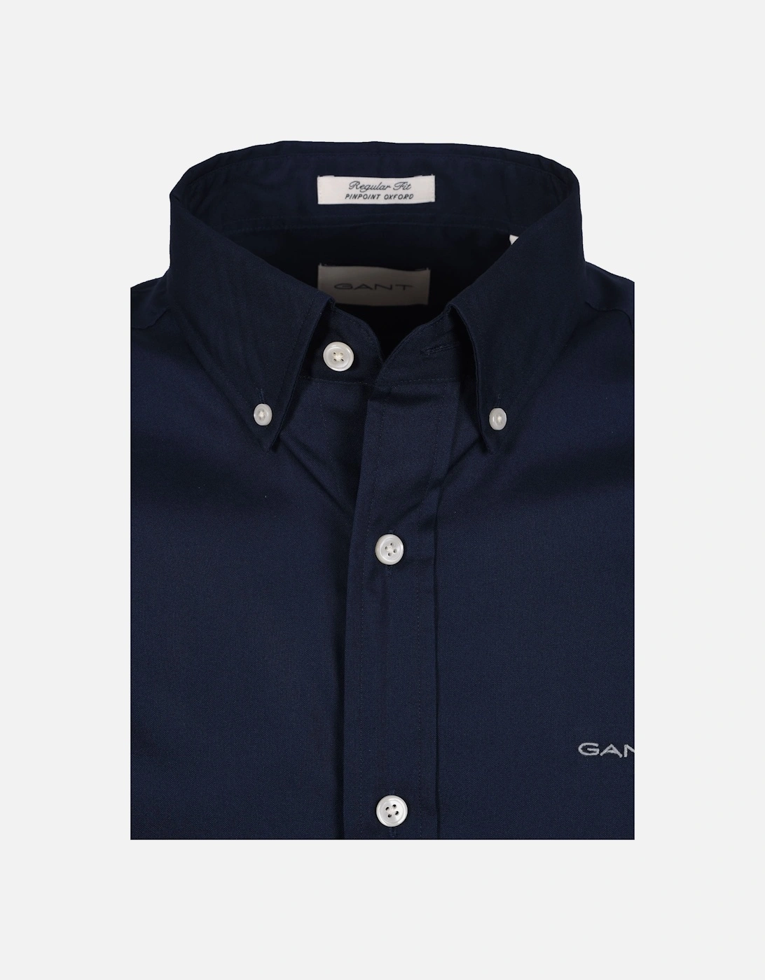 Reg Pinpoint Oxford Shirt Marine
