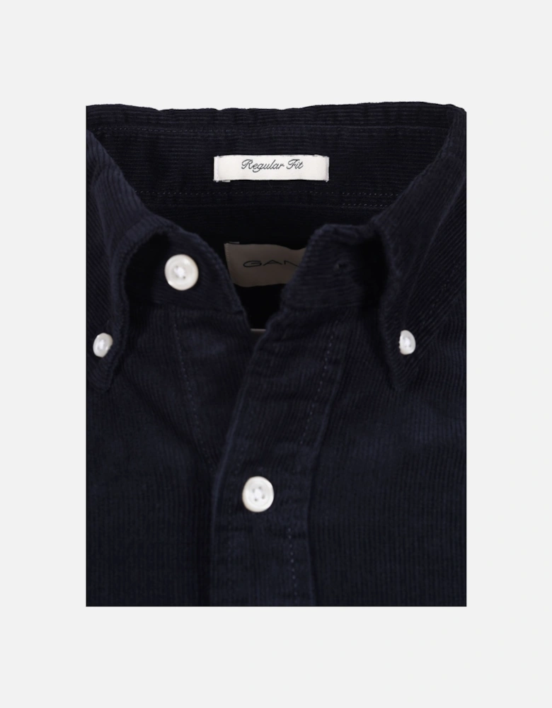 Corduroy Shirt Evening Blue