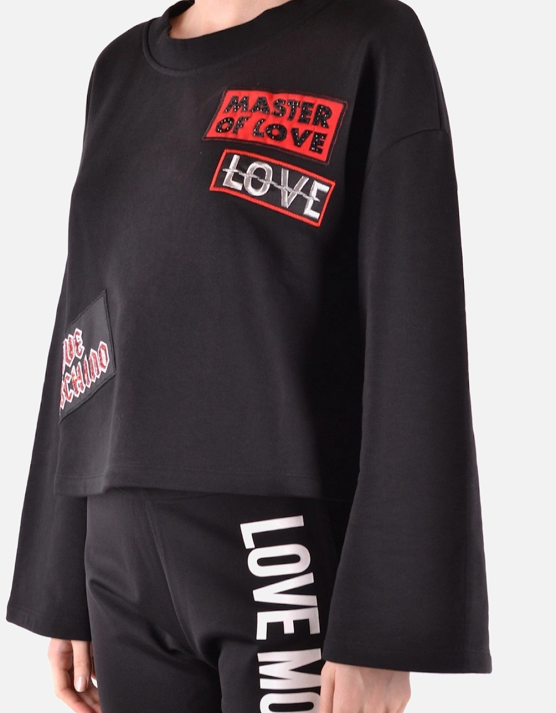 Embroidered Patch Sweatshirt