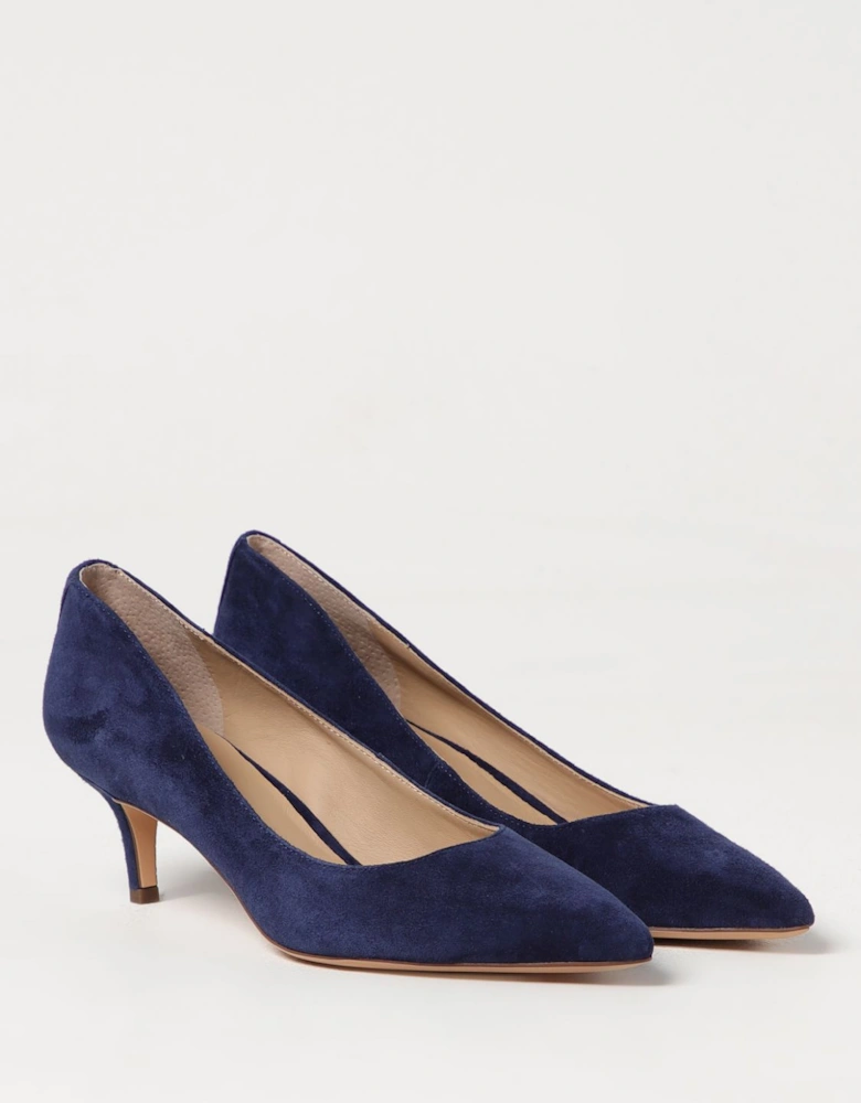 Suede Kitten Heel Pumps