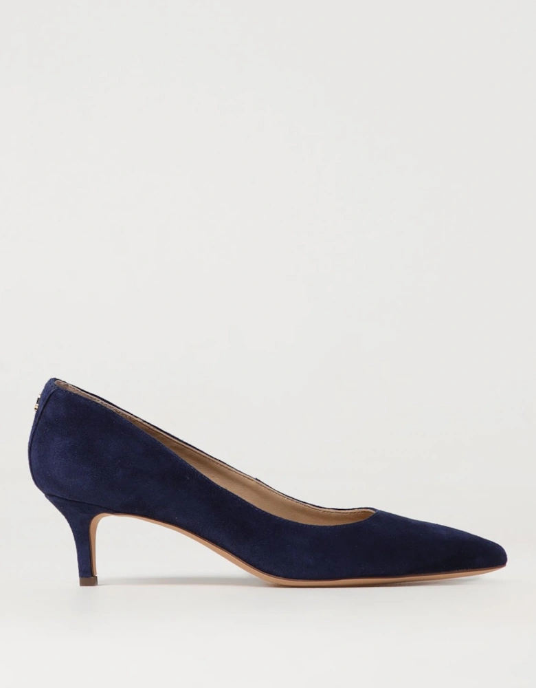 Suede Kitten Heel Pumps