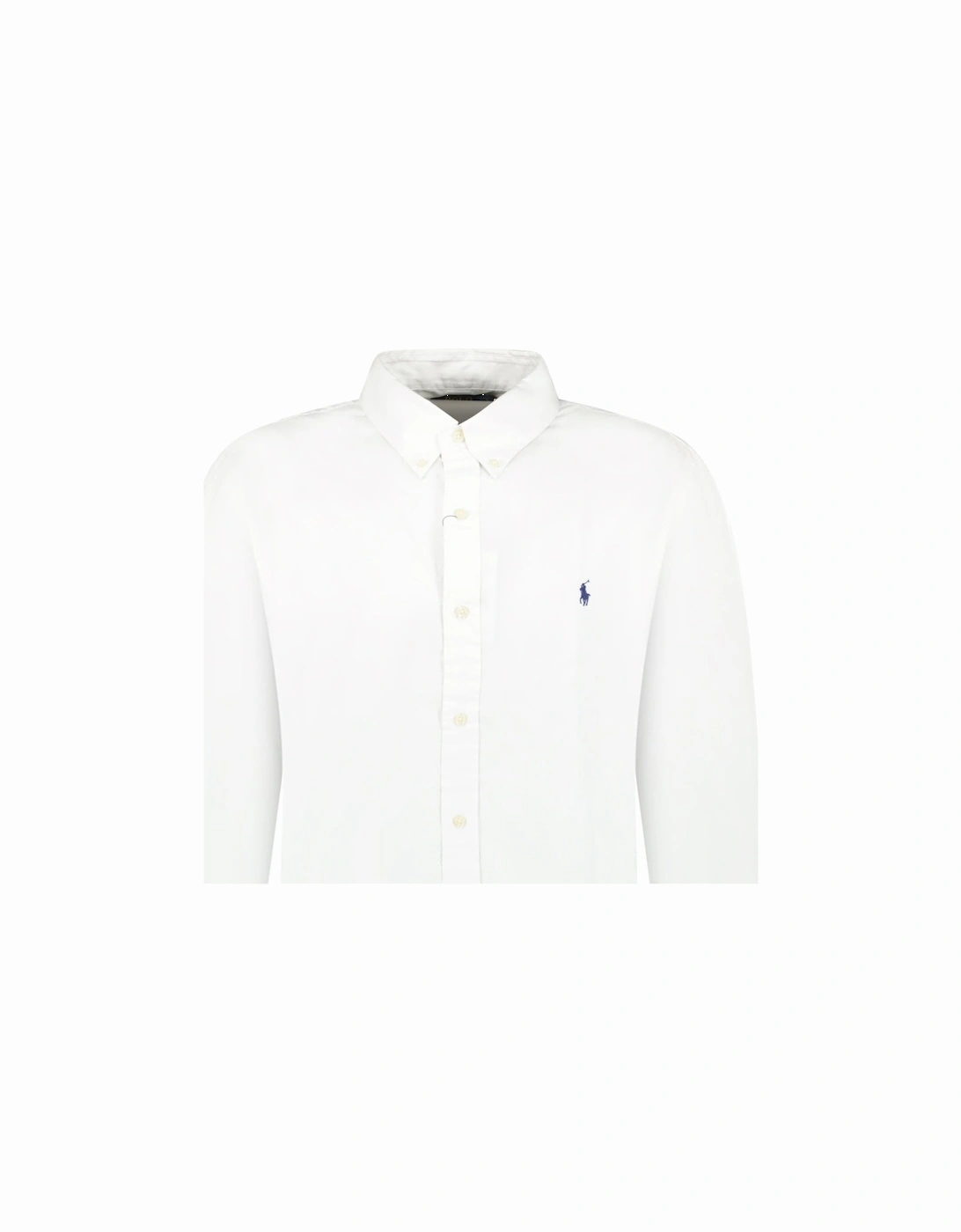 Ralph Lauren Slim Fit Stretch Long Sleeve Sport Shirt White