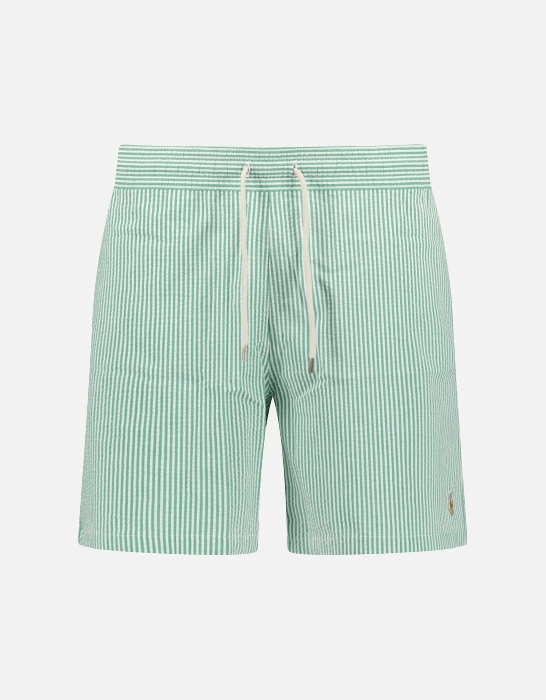 Traveler Classic Swim Trunk in Raft Green Seersucker, 5 of 4