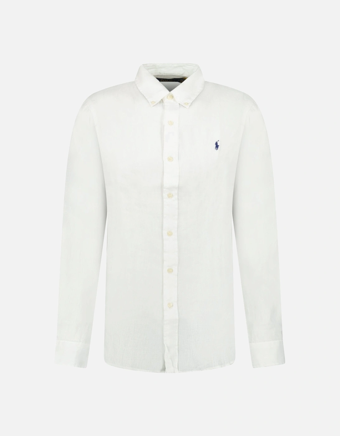 Custom Fit Linen Shirt in Ceramic White, 3 of 2