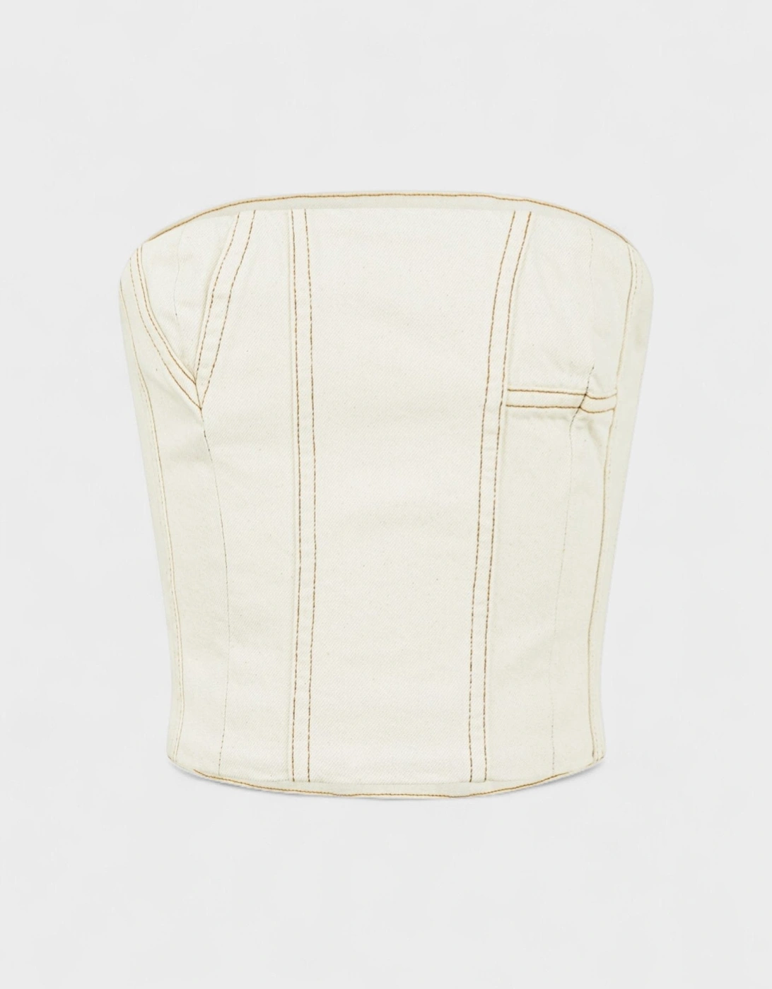 Ma Bustier Bandeau Top Alabaster