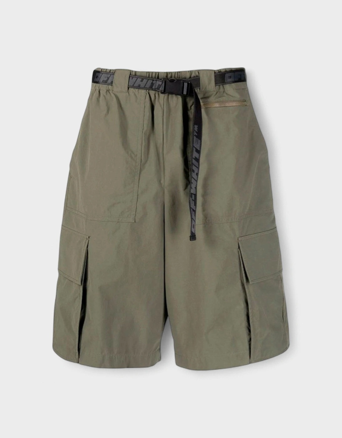 Industrial Belt Cargo Shorts Green, 6 of 5