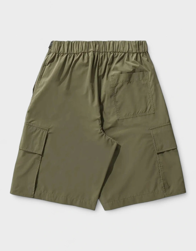 Industrial Belt Cargo Shorts Green
