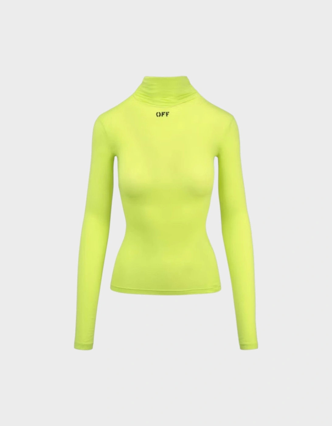 Stamp Long Sleeve Turtleneck Yellow, 3 of 2