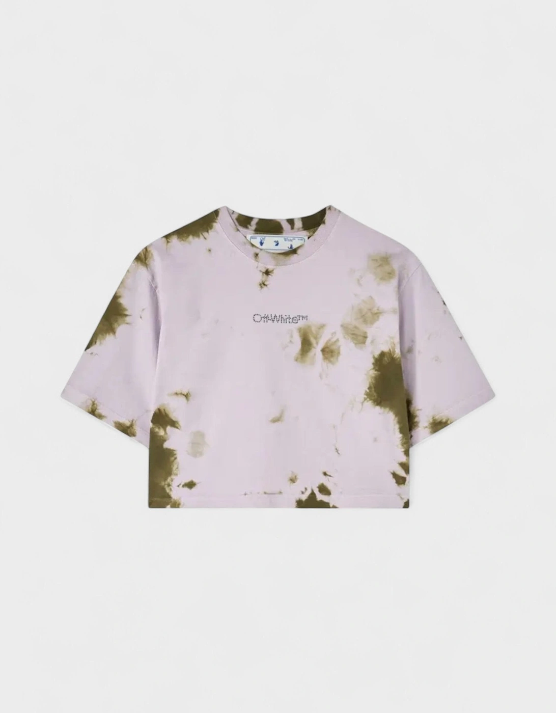 Bling Tie Dye Crop T-Shirt Lilac, 4 of 3