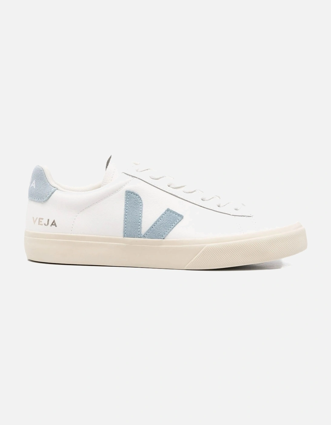 Veja Women's Campo Leather Suede Blue - Grey - Size: 5