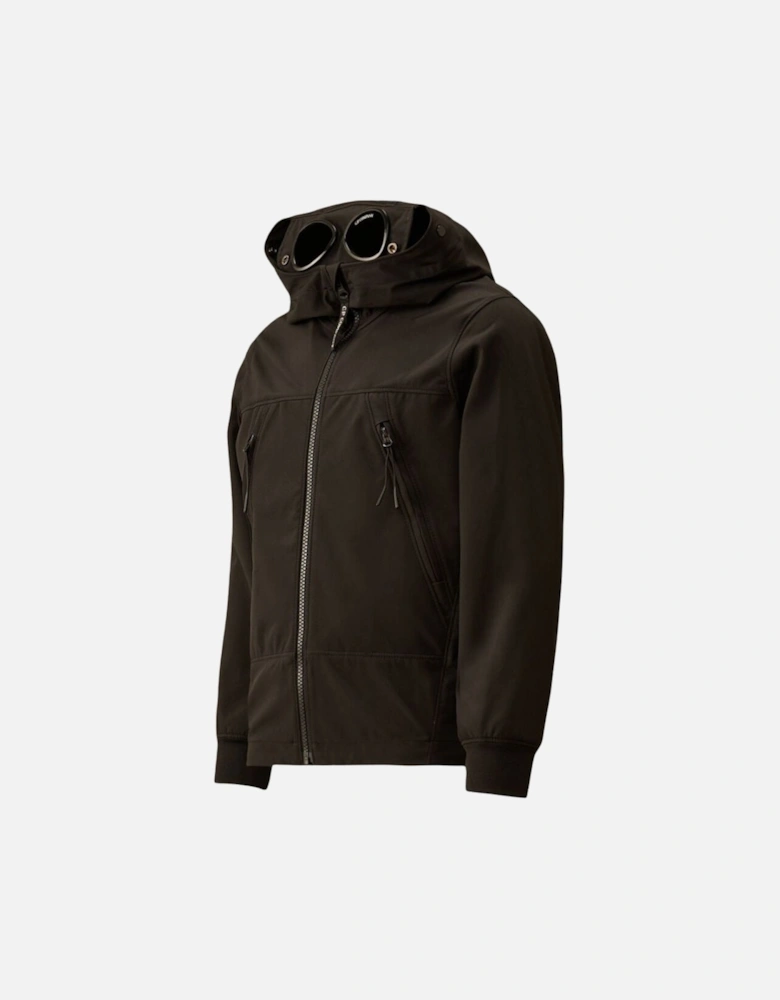 C.P. COMPANY BOYS BLACK HOODED JACKET COS002
