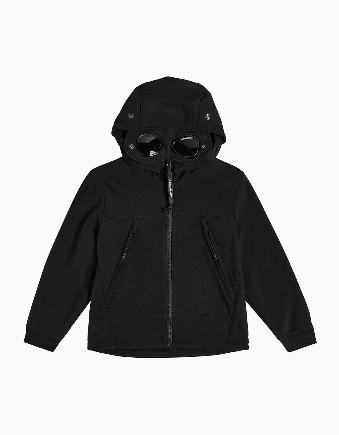 Boy's C.P. COMPANY BOYS BLACK HOODED JACKET COS002
