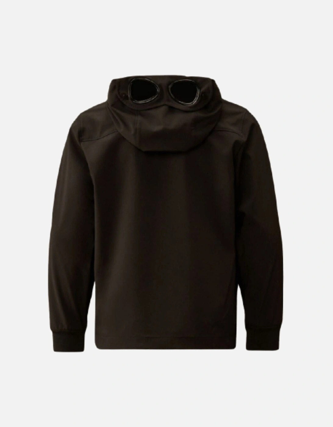 C.P. COMPANY BOYS BLACK HOODED JACKET COS002