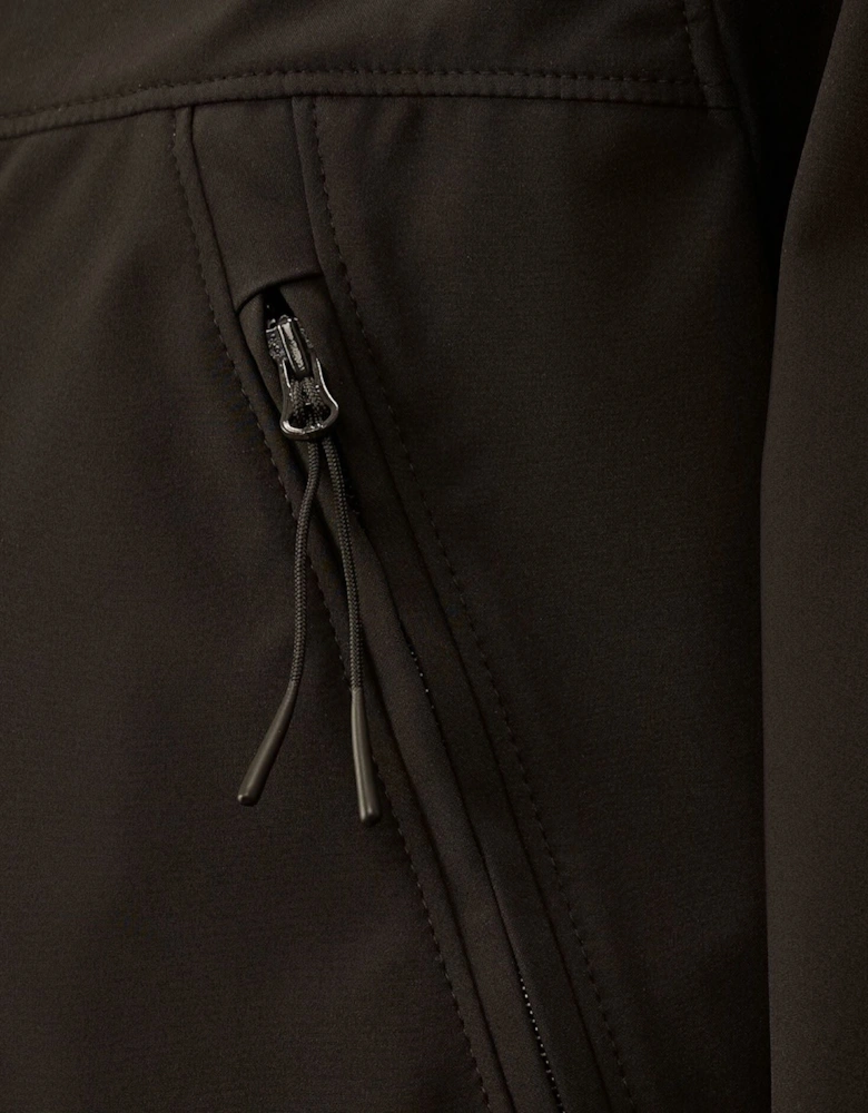 C.P. COMPANY BOYS BLACK HOODED JACKET COS002