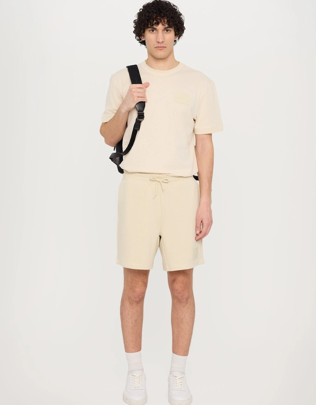 Box Logo Short - Almond Milk