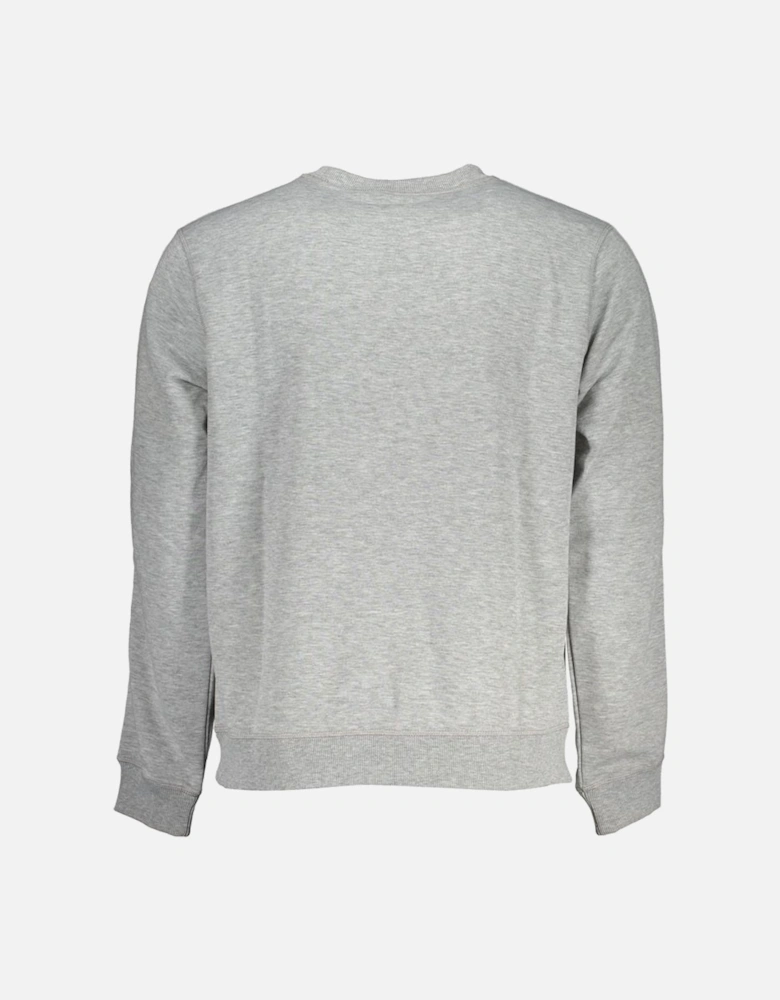 Men's Tape Logo Crew Neck Sweatshirt Heather Grey