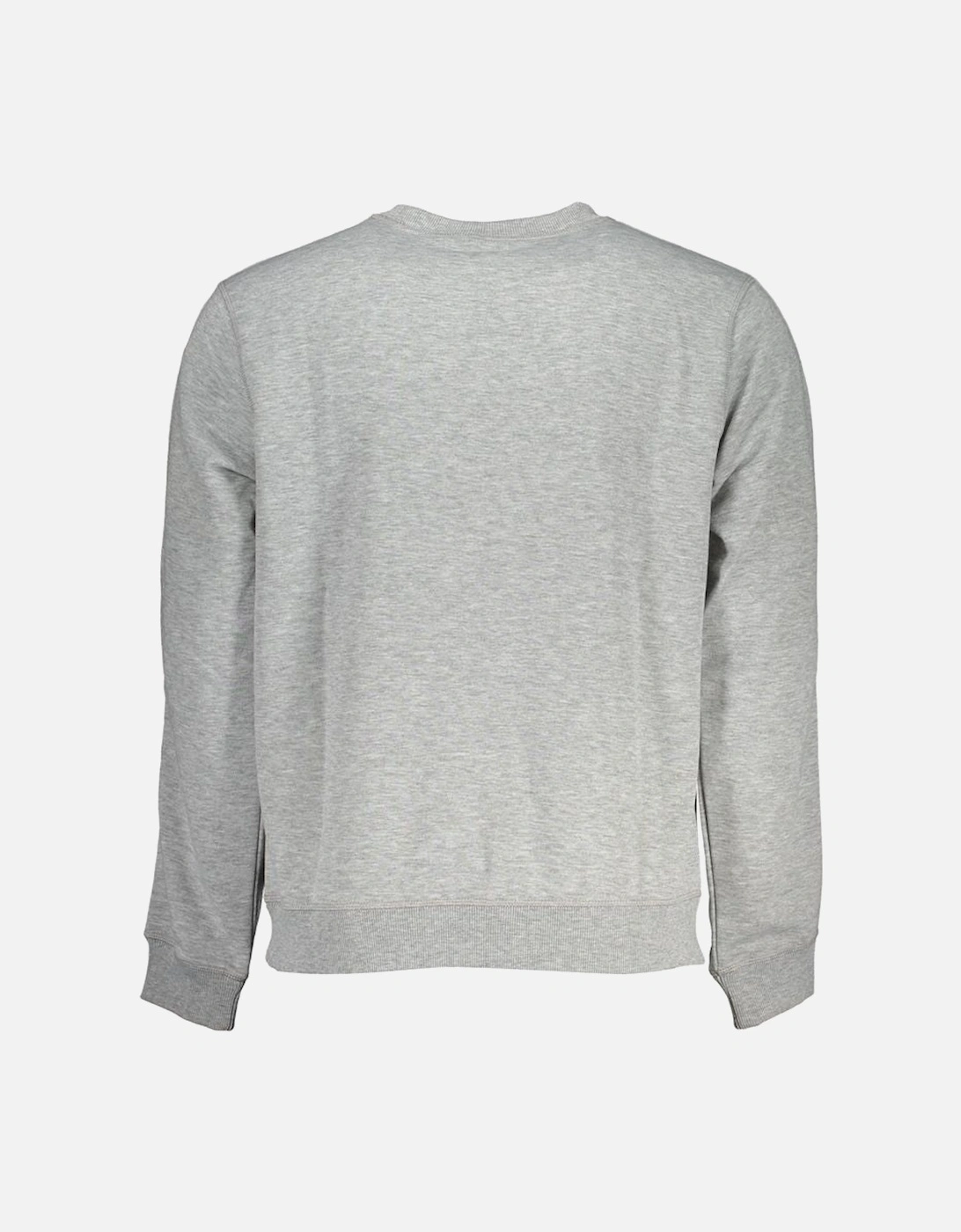 Men's Tape Logo Crew Neck Sweatshirt Heather Grey