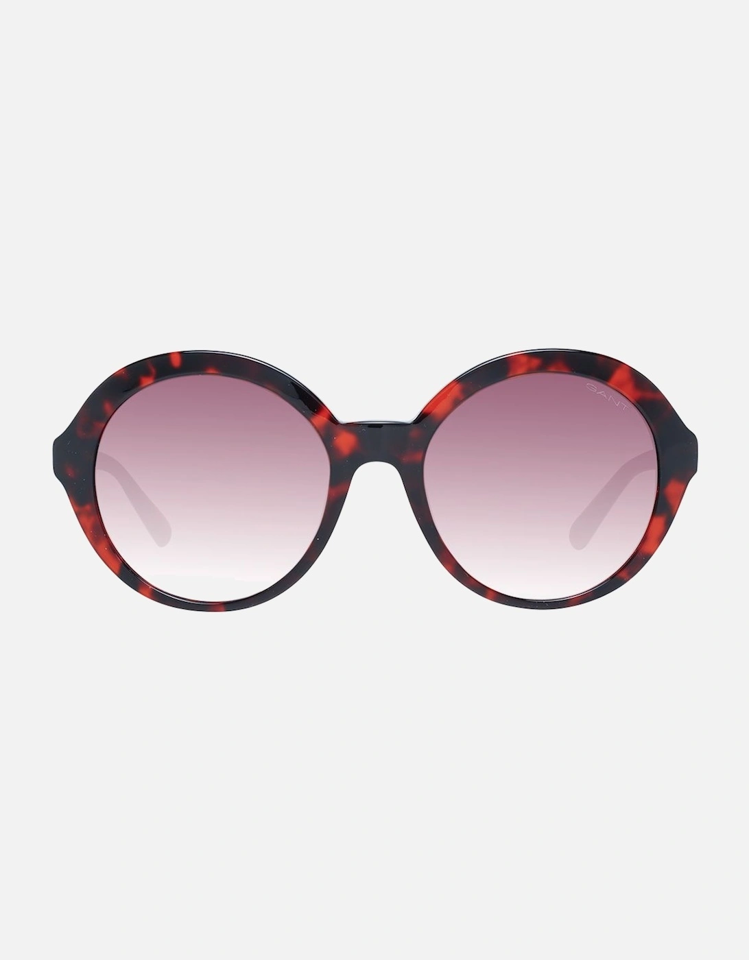 GA7084 Sunglasses for Women - Round Frame Tortoise Shell Pattern Gradient Lenses UV Protection