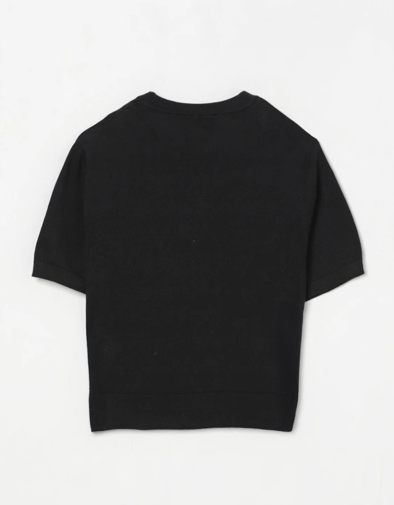 Short Sleeve Knit Top
