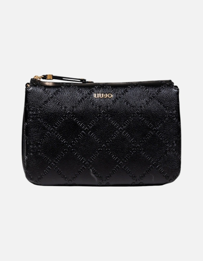 Shoulder Bag with Zip Fastening and Polyurethane Composition
