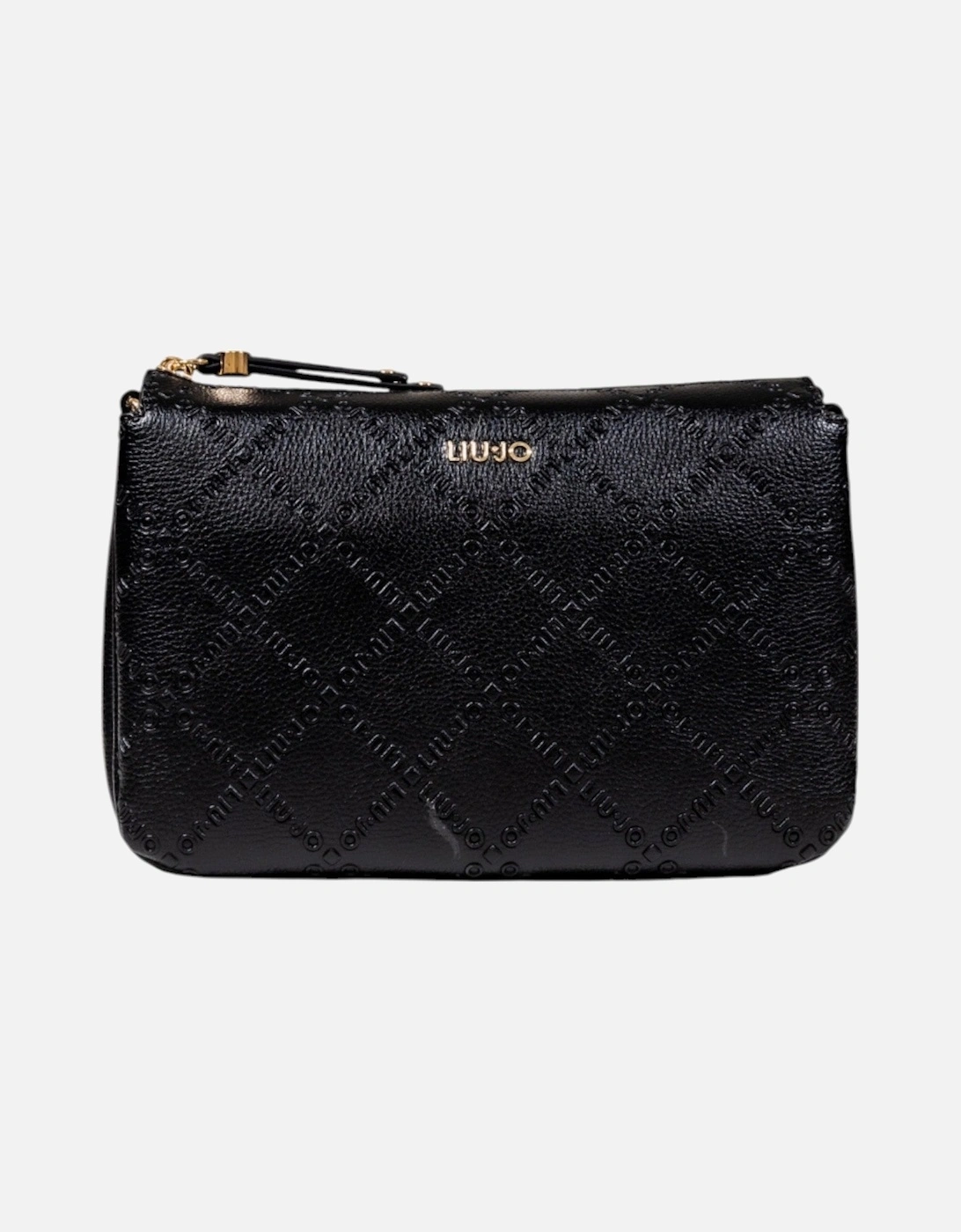 Shoulder Bag with Zip Fastening and Polyurethane Composition