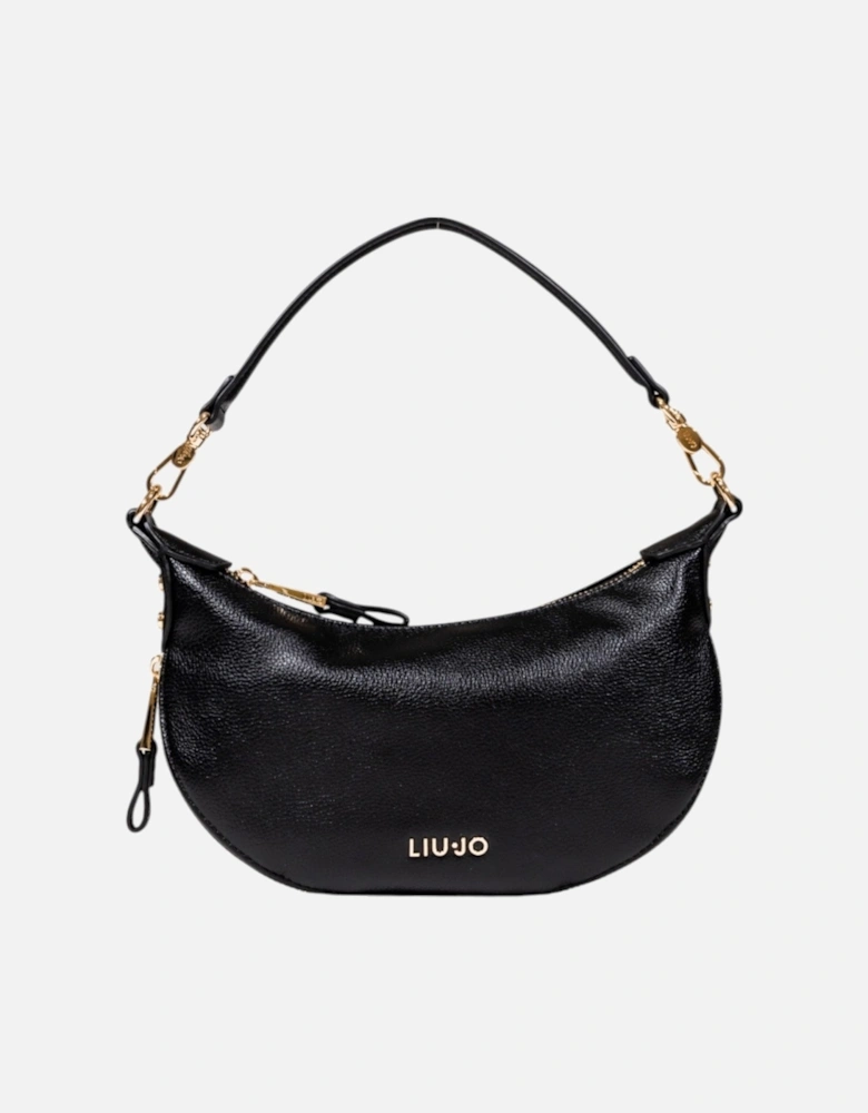 Shoulder Strap Zip Fastening Bag with Inside Pocket