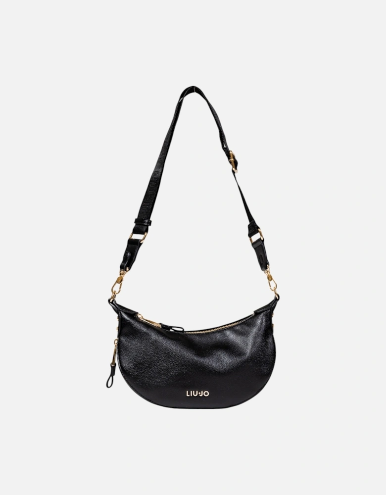 Shoulder Strap Zip Fastening Bag with Inside Pocket