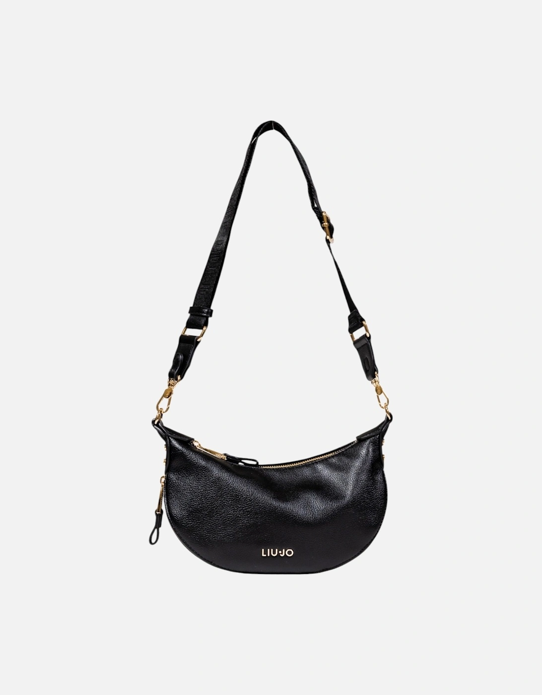 Shoulder Strap Zip Fastening Bag with Inside Pocket