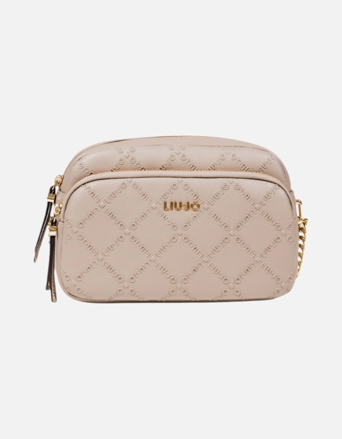 Shoulder Bag with Zip and Multiple Pockets