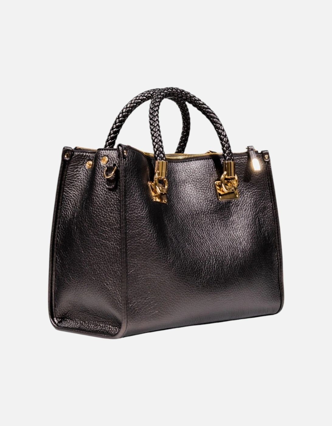 Handbag with Shoulder Strap and Zip Fastening