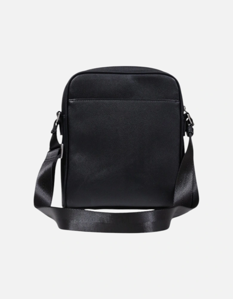 Shoulder Bag with Zip Fastening and Multiple Pockets