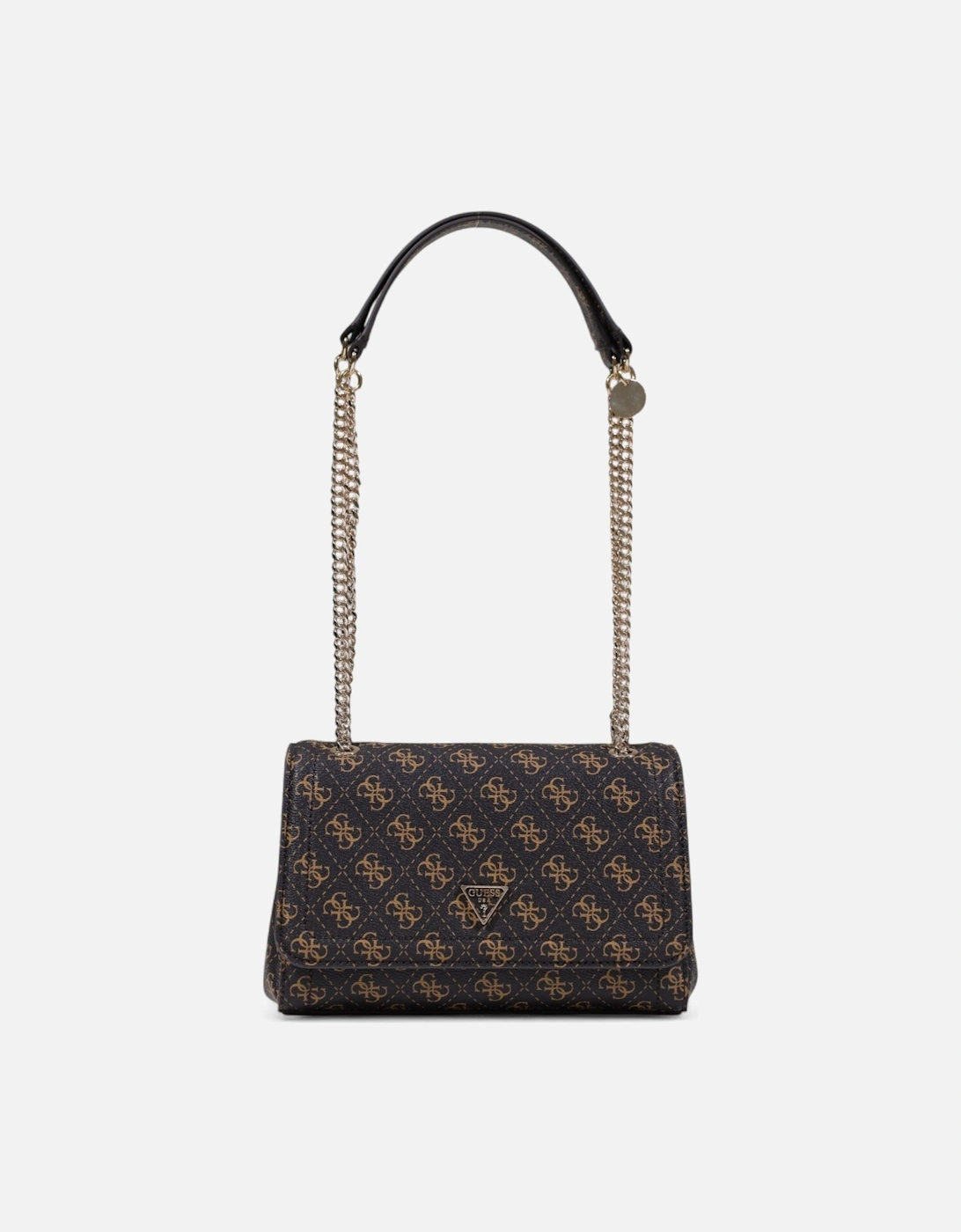 Print Handbag with Automatic Button Fastening and Inside Pockets, 4 of 3