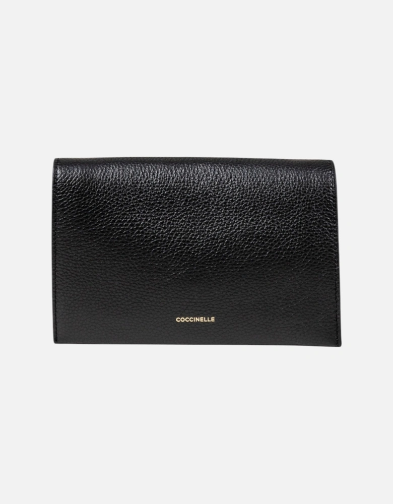 Automatic Fastening Leather Shoulder Bag