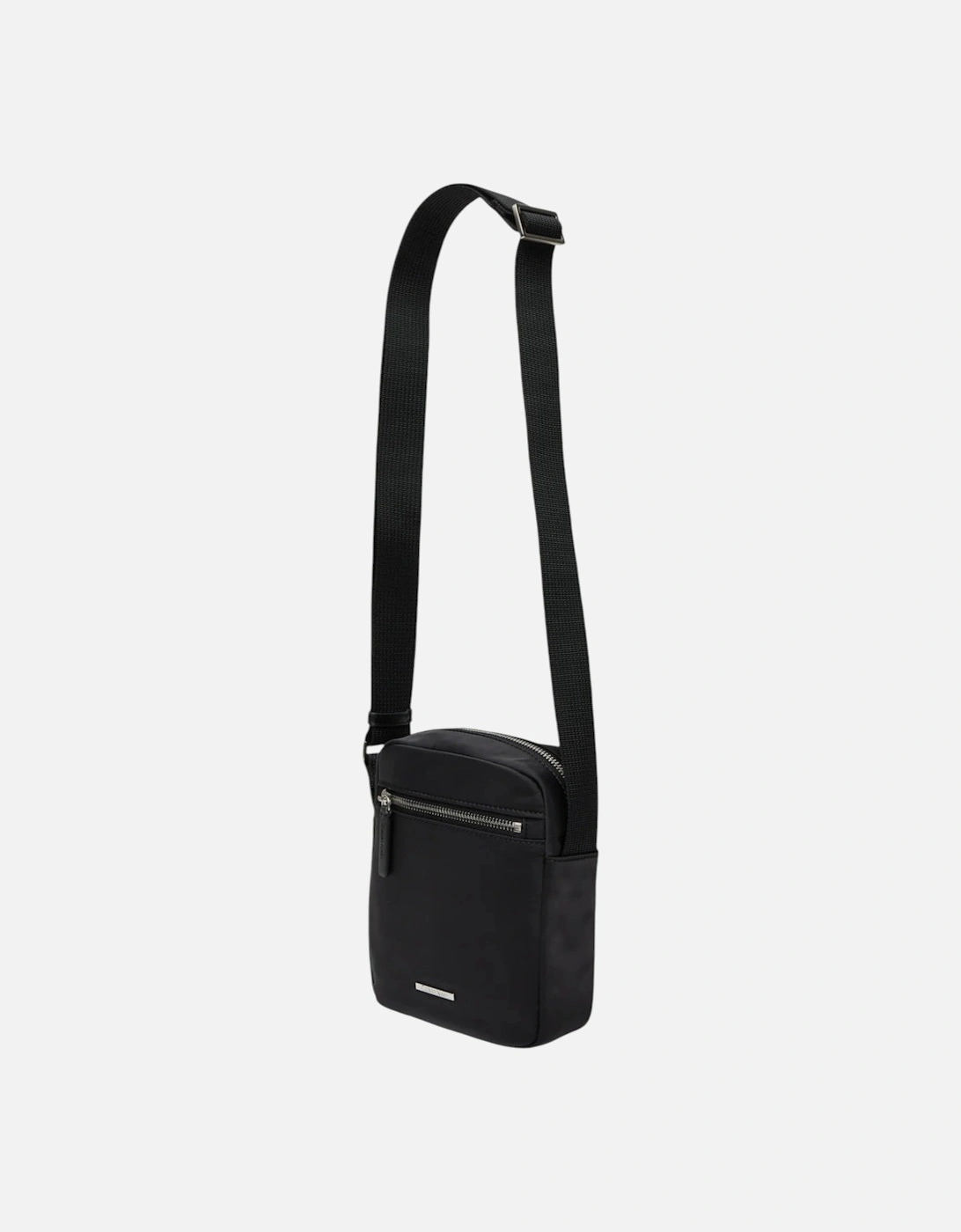 Shoulder Bag with Zip and Multiple Pockets