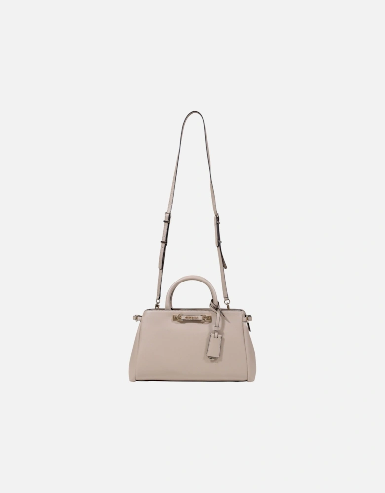 Handbag with Zip Closure and Shoulder Strap