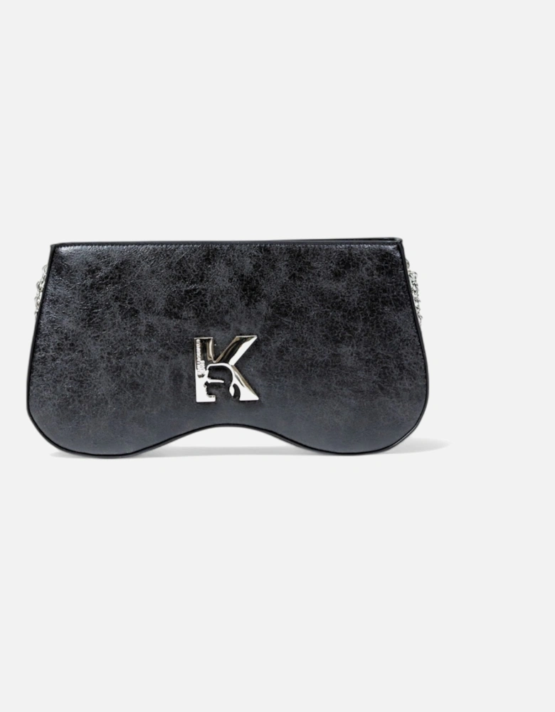 Faux Leather Shoulder Bag with Sleek Design