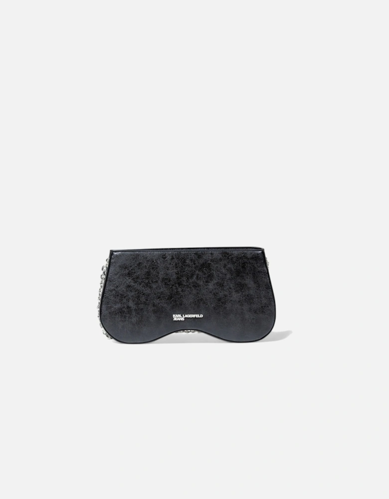Faux Leather Shoulder Bag with Sleek Design