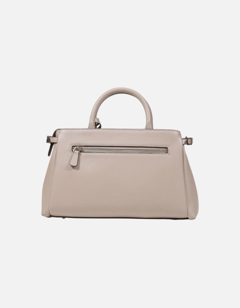 Handbag with Zip Closure and Shoulder Strap
