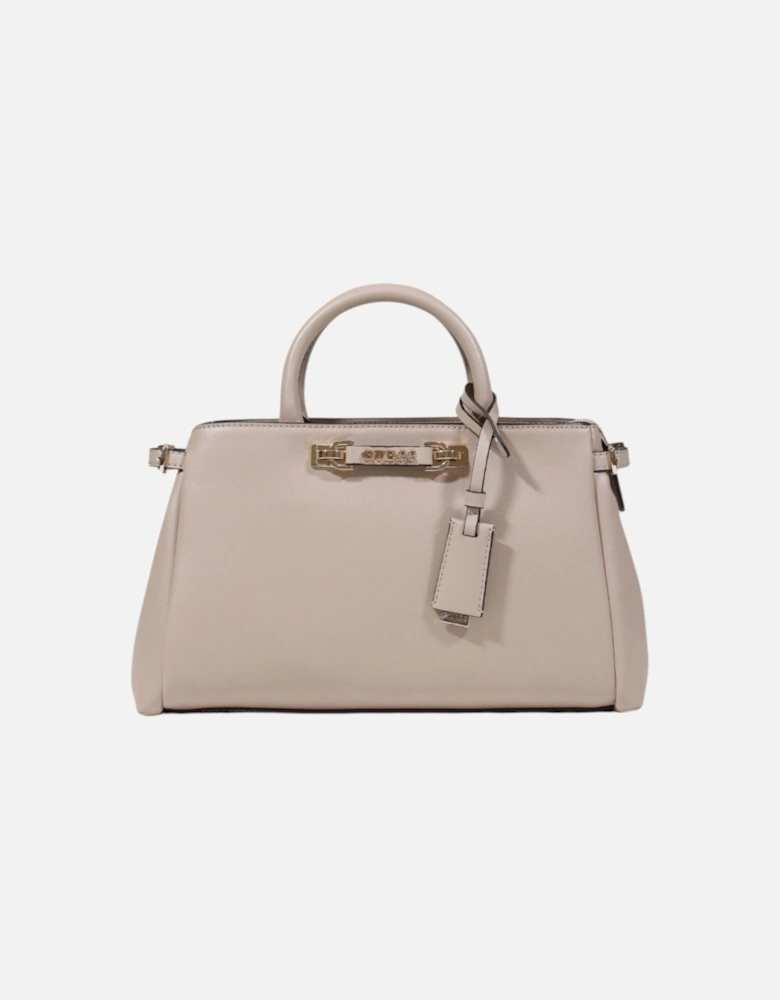 Handbag with Zip Closure and Shoulder Strap