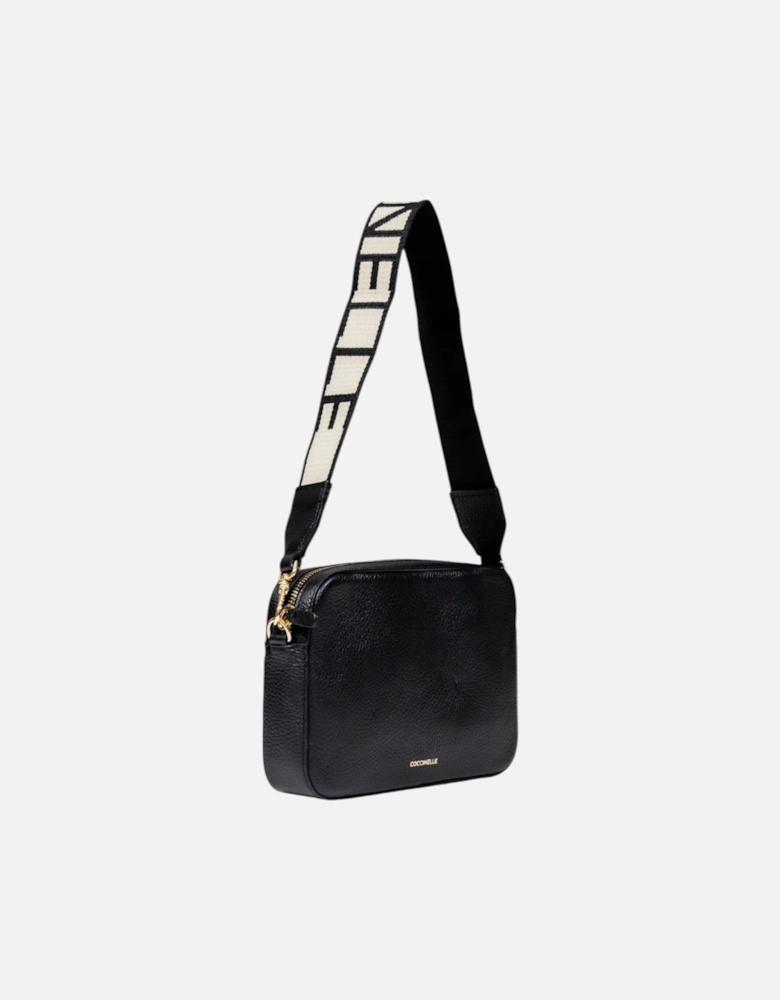 Leather Zip Fastening Bag with Inside Pockets