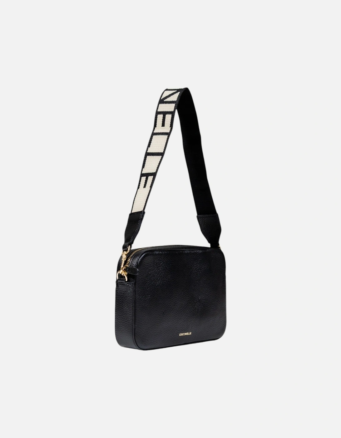 Leather Zip Fastening Bag with Inside Pockets