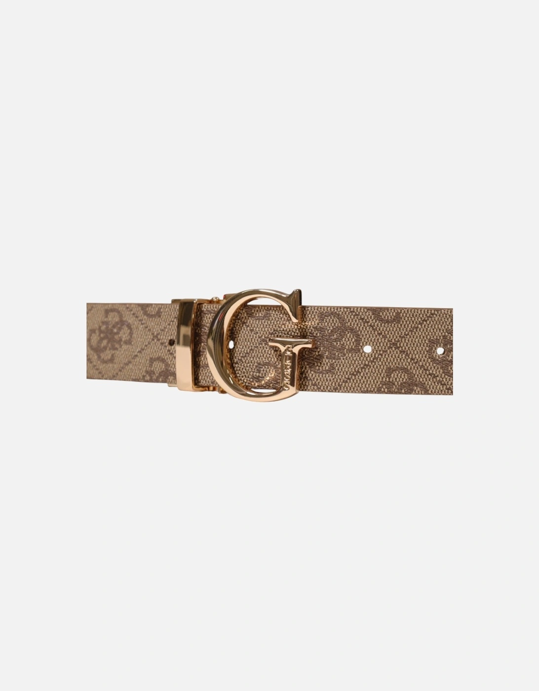 Printed Buckle Bow Belt with Patterned Design